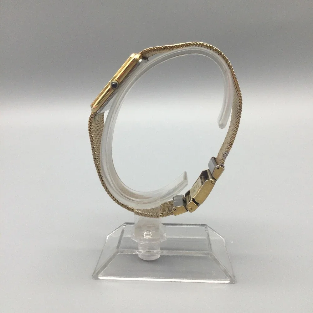 Vintage Seiko Lassale Womens Watch 29mm Gold Tone 6020-5039 7.25